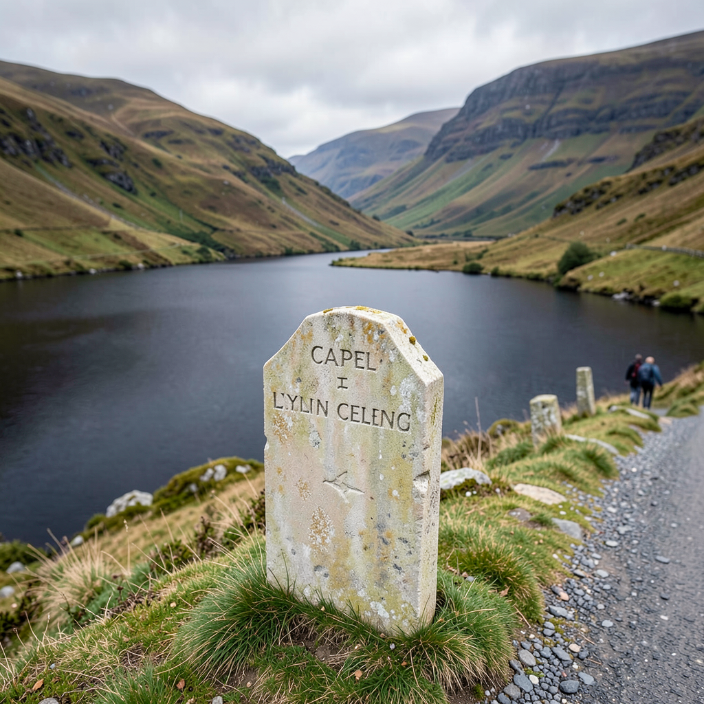 Capel Celyn commemoration: memorial stone rebuilt in Tryweryn Valley